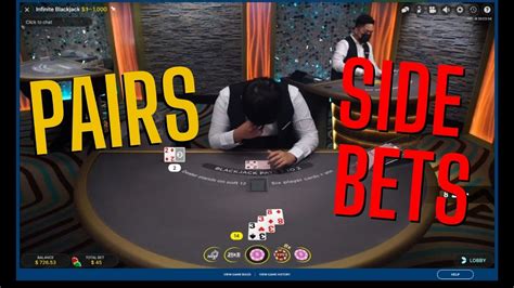 blackjack side bets pairs